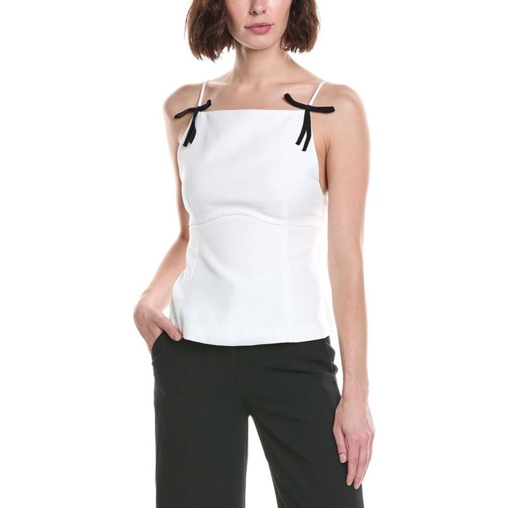 To My Lovers Womens Solid Top, White